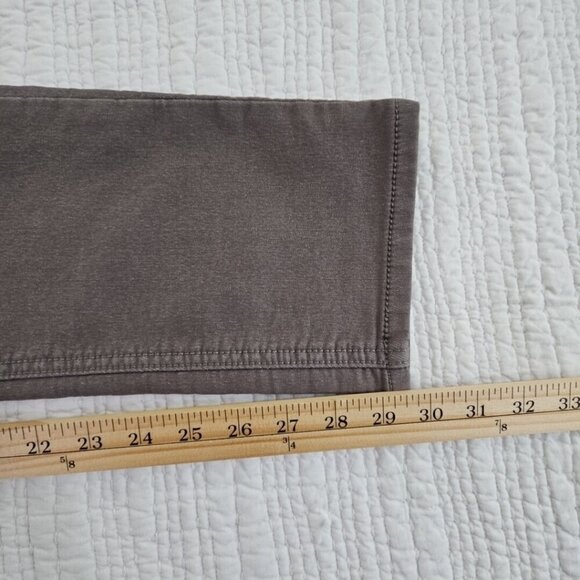 Vintage Genes Black Jeans Men's 30W 30L Gray French Terry Denim Stretch NWT - Picture 6 of 14